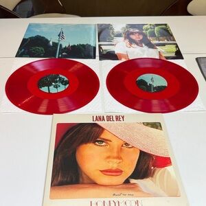 Lana Del Rey honeymoon 2015 urban outfitters exclusive cover 2XLP red vinyl EC